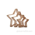 China Star Shape Decoration Set of Three for Christmas Supplier